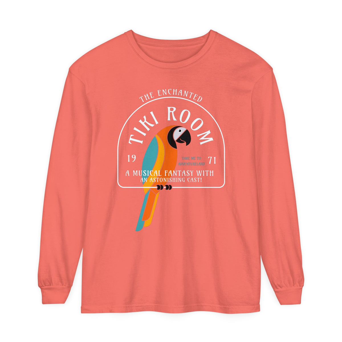 Enchanted Tiki Room Comfort Colors Unisex Garment-dyed Long Sleeve T-Shirt