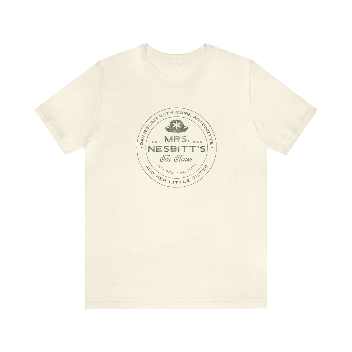 Mrs. Nesbitt’s Tea House Bella Canvas Unisex Jersey Short Sleeve Tee