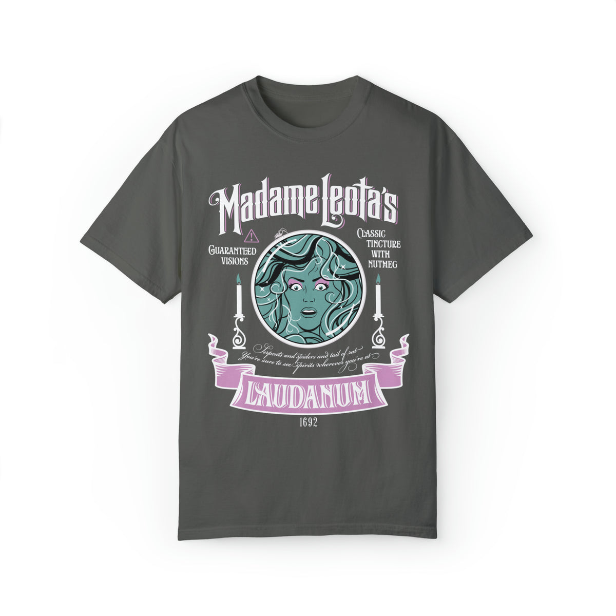 Madame Leota’s Laudanum Teal Comfort Colors Unisex Garment-Dyed T-shirt