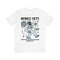 Disco Yeti Bella Canvas Unisex Jersey Short Sleeve Tee