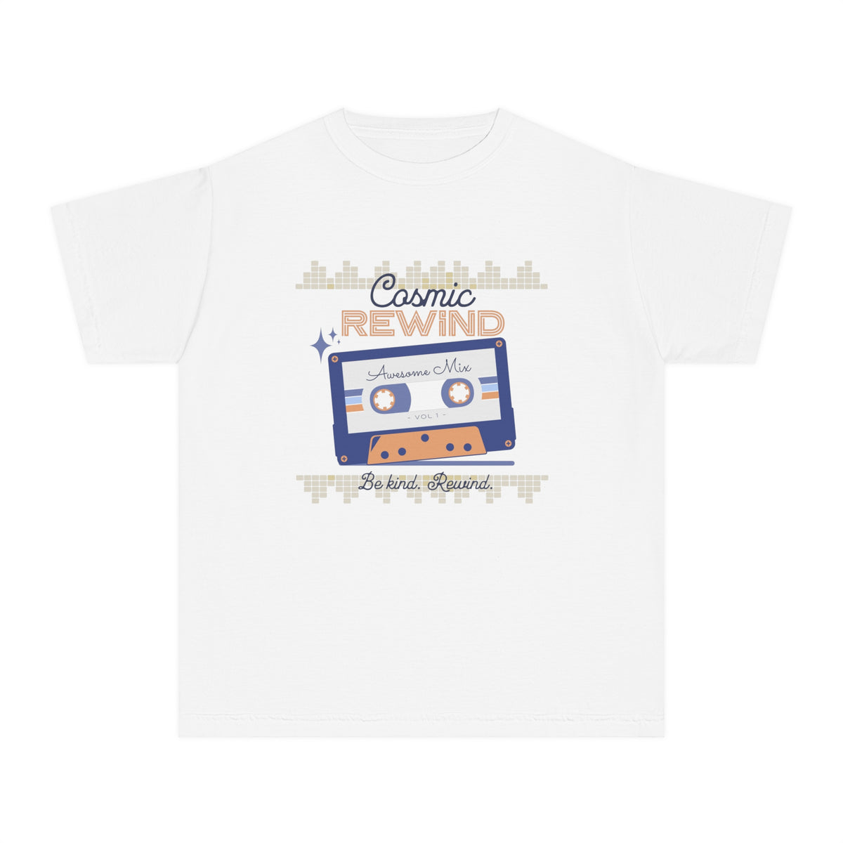 Cosmic Rewind Comfort Colors Youth Midweight Tee