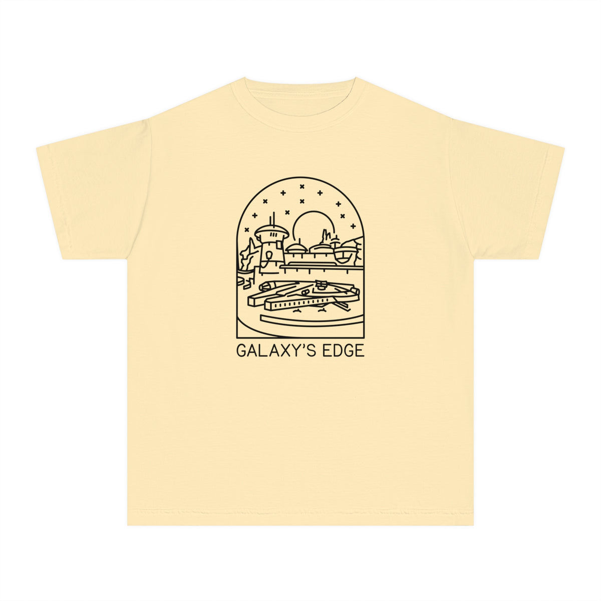 Galaxy's Edge Comfort Colors Youth Midweight Tee