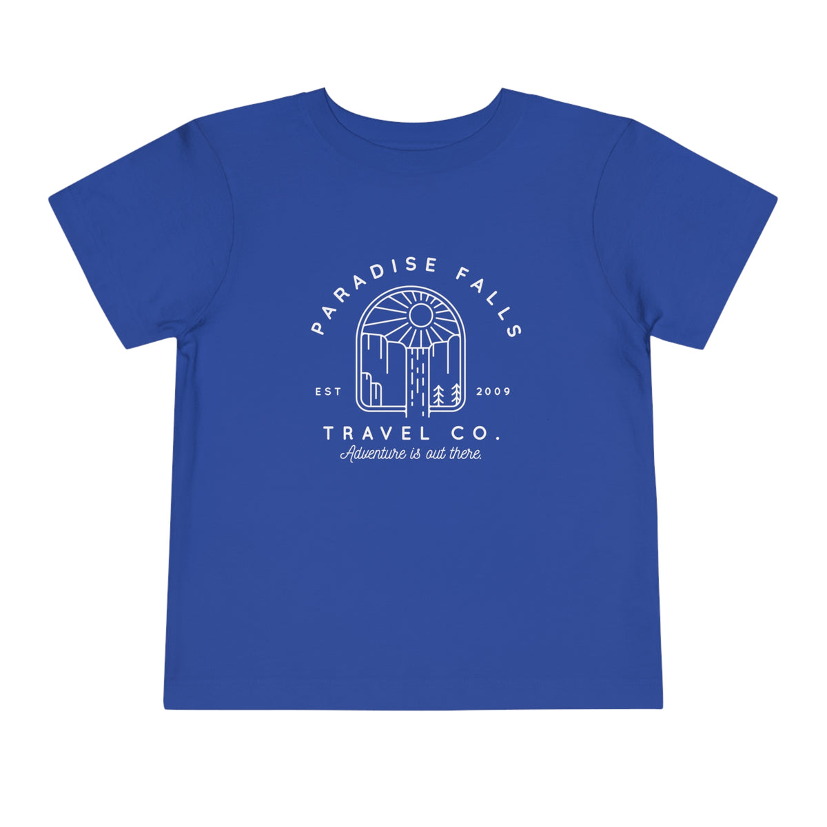 Paradise Falls Vacation Co. Bella Canvas Toddler Short Sleeve Tee