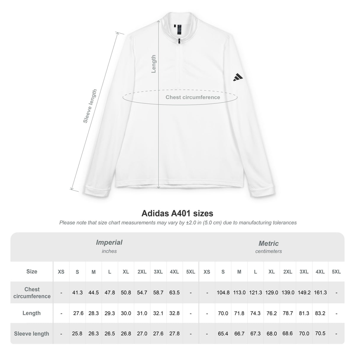 Park Hopping Dad Club Adidas® Quarter-Zip Pullover