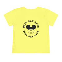 Best Day Ever Bella Canvas Toddler Short Sleeve Tee