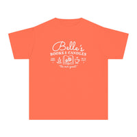 Belle’s Books & Candles Comfort Colors Youth Midweight Tee