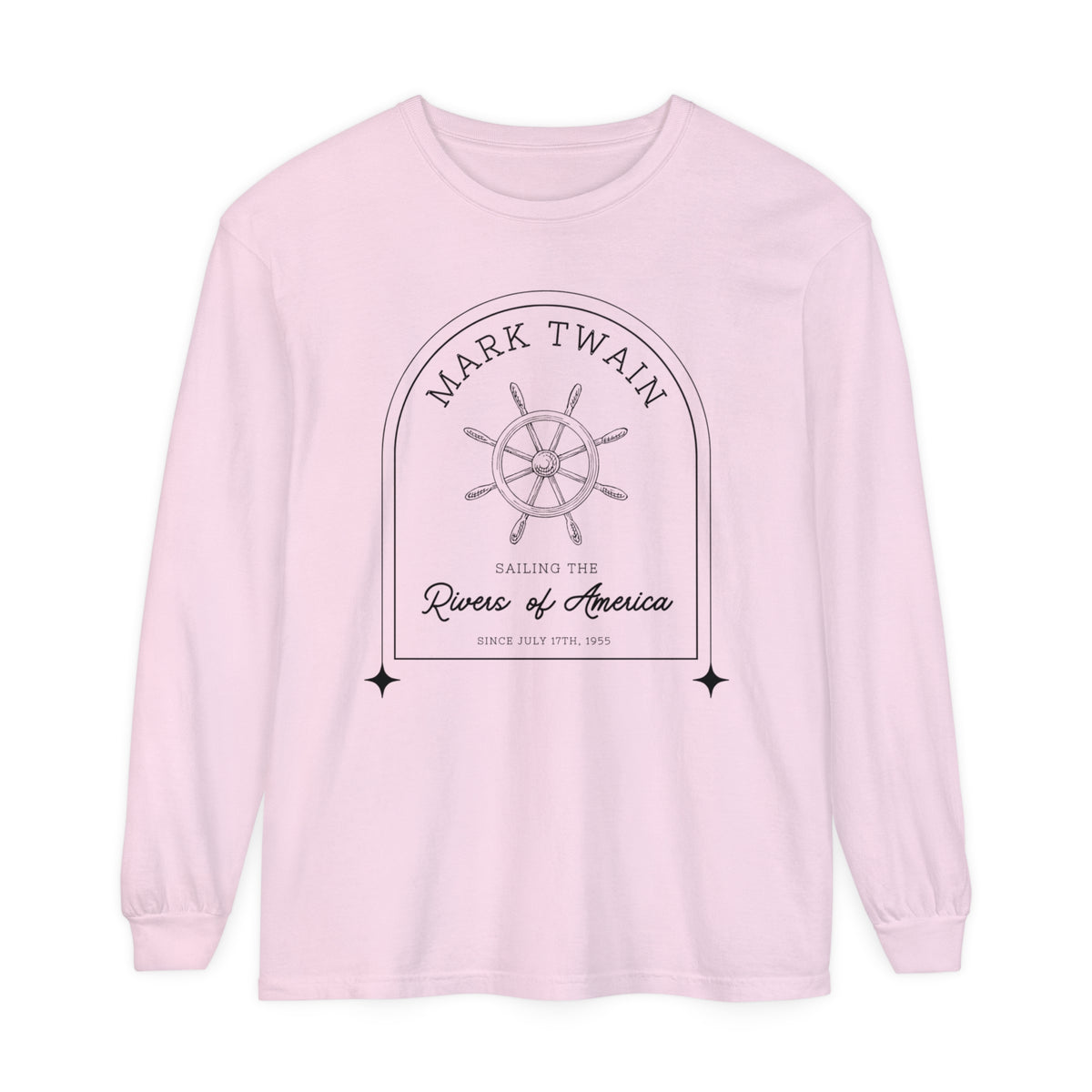 Sailing The Rivers of America Comfort Colors Unisex Garment-dyed Long Sleeve T-Shirt