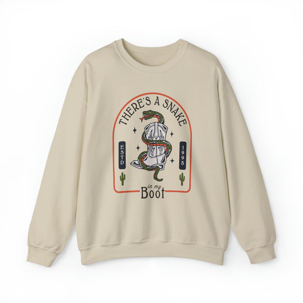 There's A Snake In My Boot Gildan Unisex Heavy Blend™ Crewneck Sweatshirt