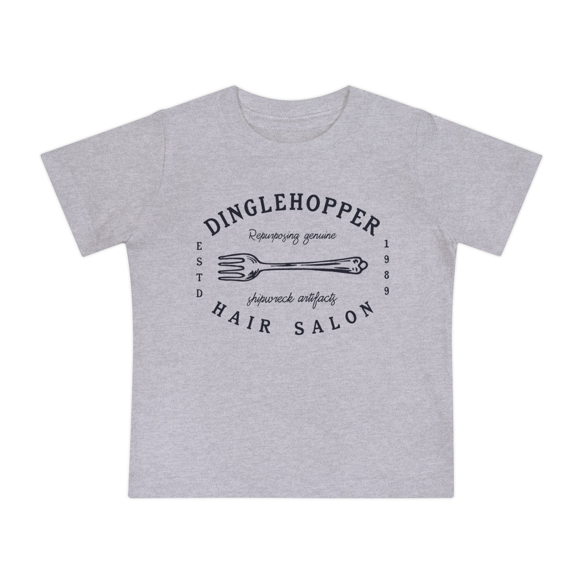 Dinglehopper Hair Salon Bella Canvas Baby Short Sleeve T-Shirt