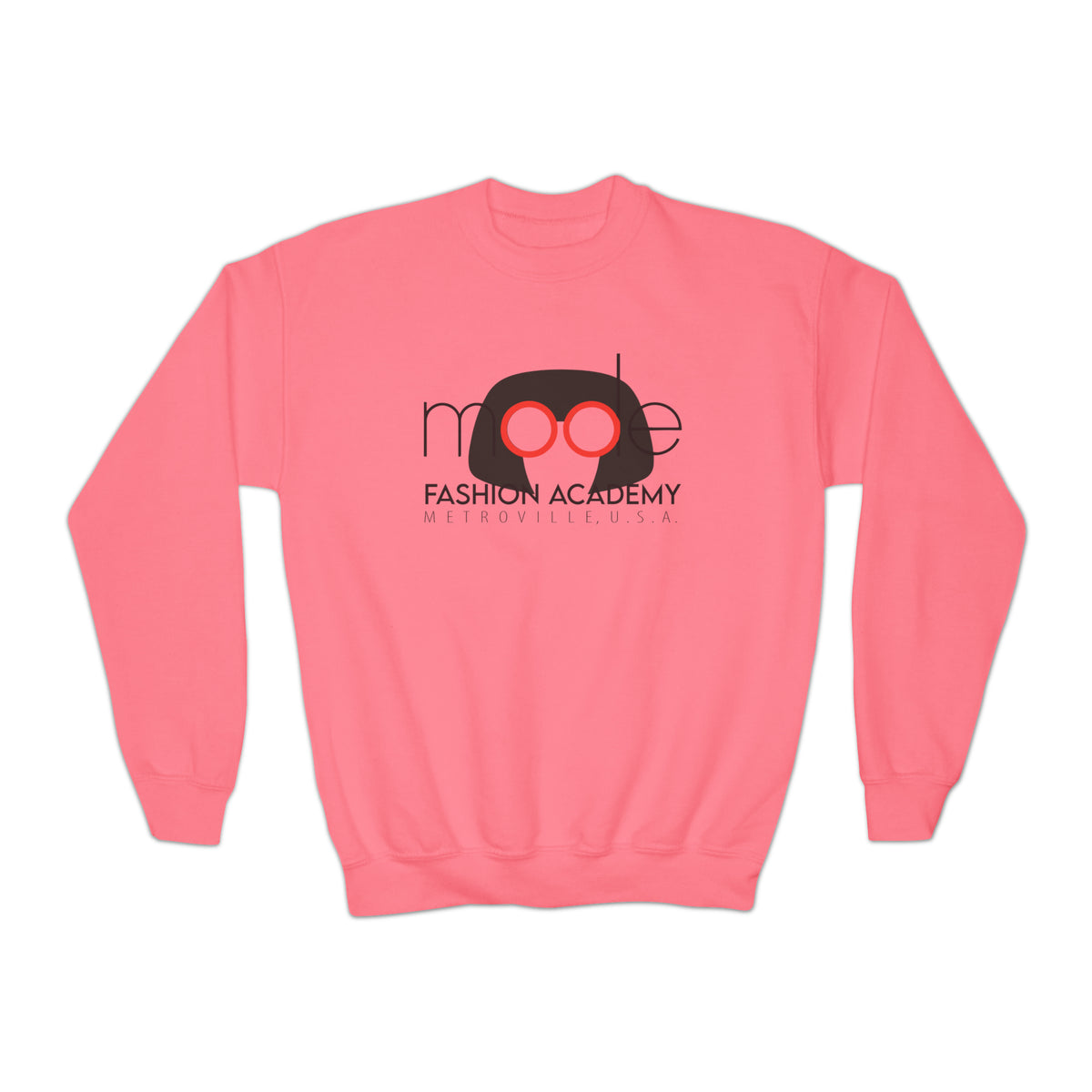 Mode Fashion Academy Gildan Youth Crewneck Sweatshirt