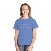 Love Doesn’t Count Chromosomes Comfort Colors Youth Midweight Tee