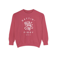 Gettin' Figgy With It Comfort Colors Unisex Garment-Dyed Sweatshirt