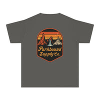 The Triple Mountain Badge — Parkbound Supply Co. Comfort Colors Youth Midweight Tee