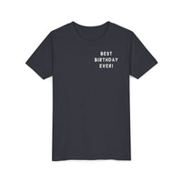 Best Birthday Ever Bella Canvas Youth Short Sleeve Tee