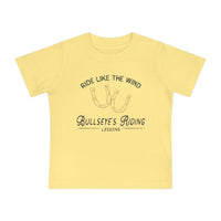 Ride Like the Wind Bullseye Bella Canvas Baby Short Sleeve T-Shirt
