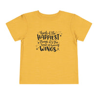 Think of the Happiest Things Bella Canvas Toddler Short Sleeve Tee