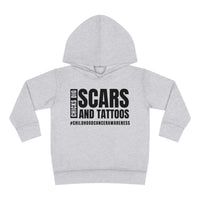 Chicks Dig Scars and Tattoos Toddler Pullover Rabbit Skins Fleece Hoodie
