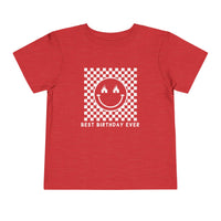 Best Birthday Ever Bella Canvas Toddler Short Sleeve Tee