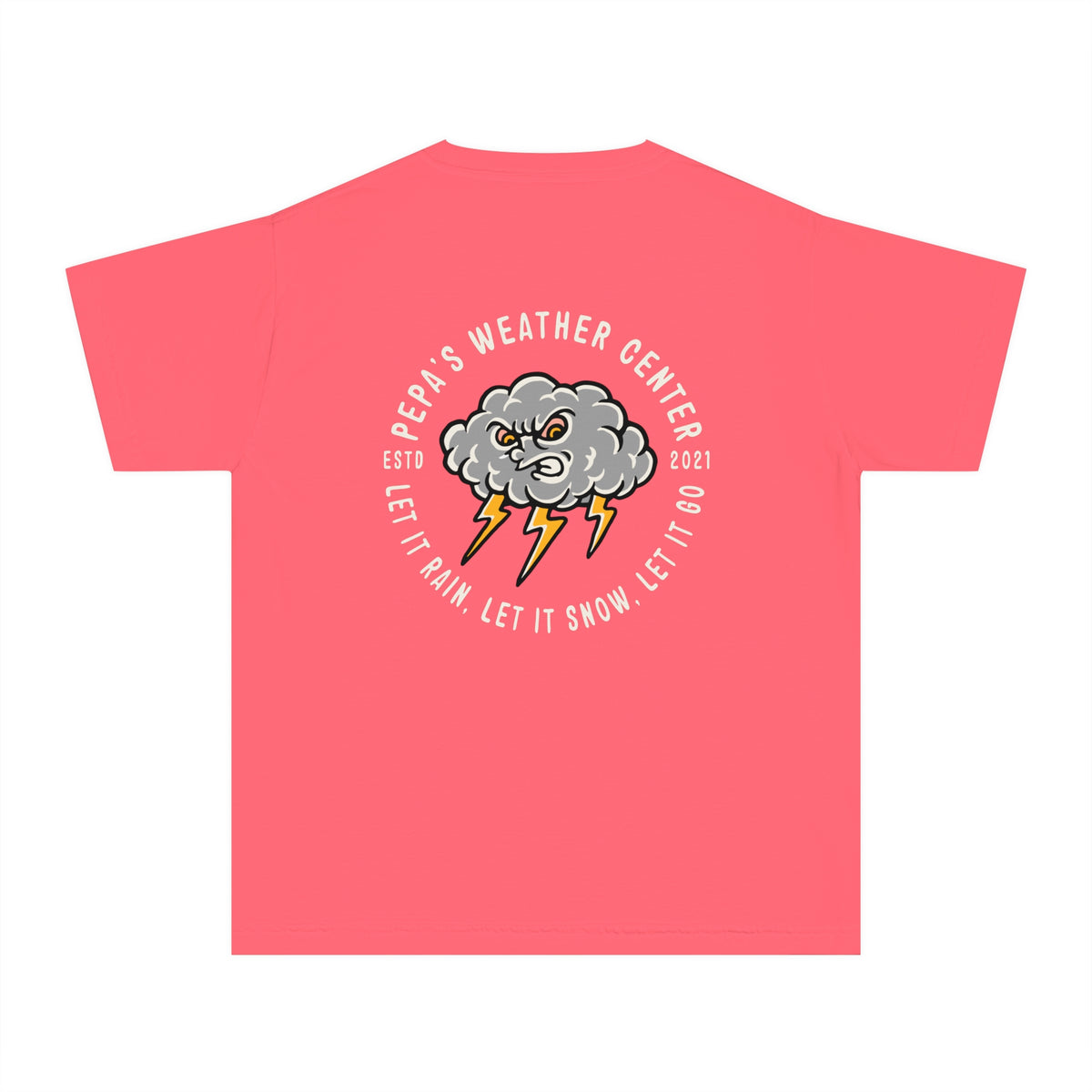 Pepa's Weather Center Comfort Colors Youth Midweight Tee