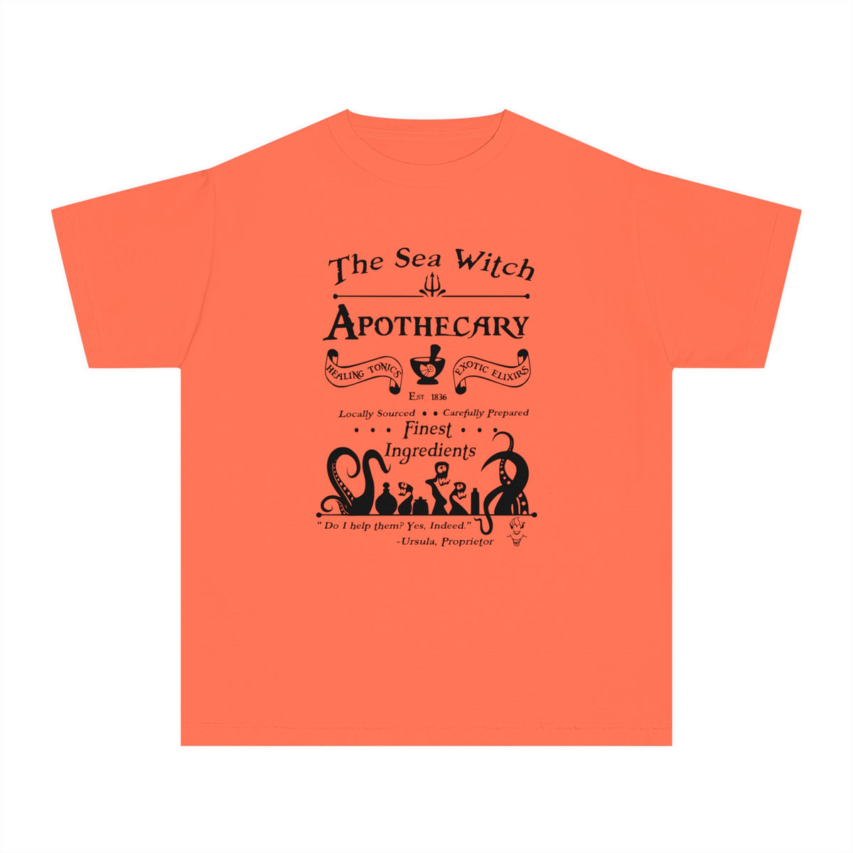 Sea Witch Apothecary Comfort Colors Youth Midweight Tee