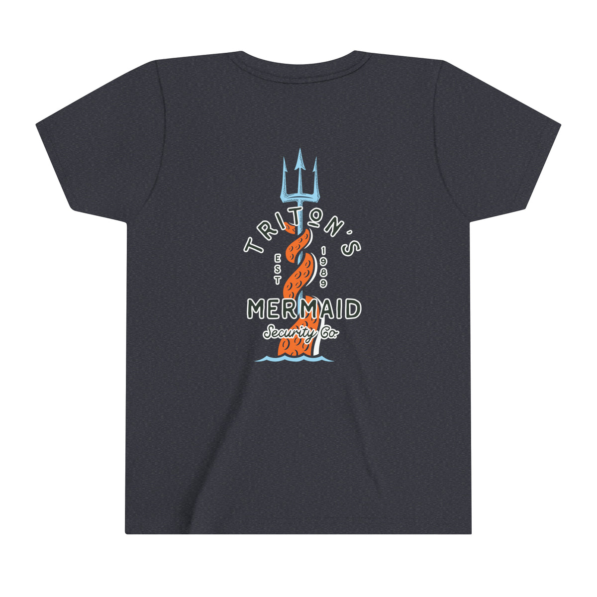 Triton's Mermaid Security Bella Canvas Youth Short Sleeve Tee