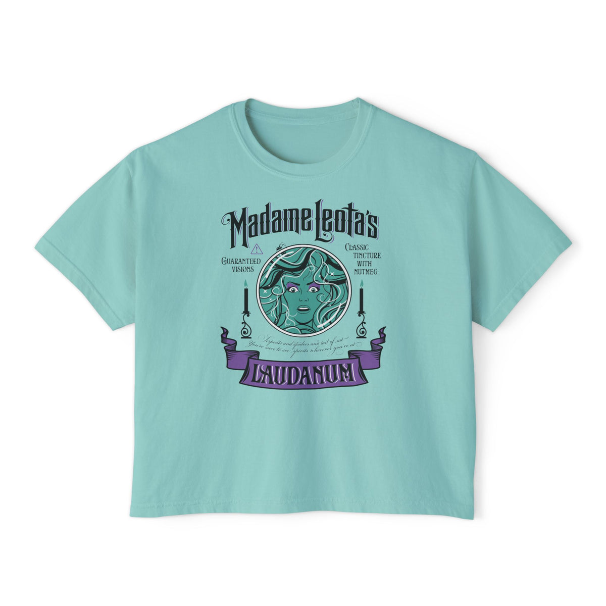 Madame Leota's Laudanum Comfort Colors Women's Boxy Tee