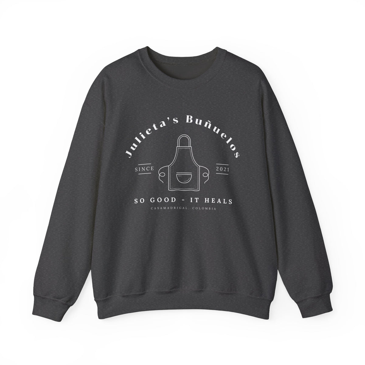Julieta's Buñuelos Gildan Unisex Heavy Blend™ Crewneck Sweatshirt
