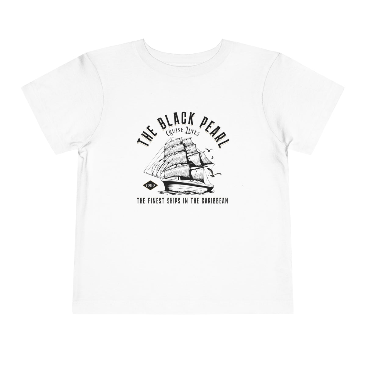 Black Pearl Cruise Lines Bella Canvas Toddler Short Sleeve Tee