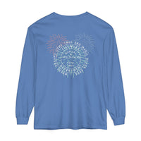 Firework Department Comfort Colors Unisex Garment-dyed Long Sleeve T-Shirt