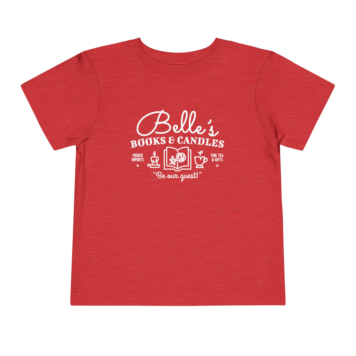Belle's Books & Candles Bella Canvas Toddler Short Sleeve Tee