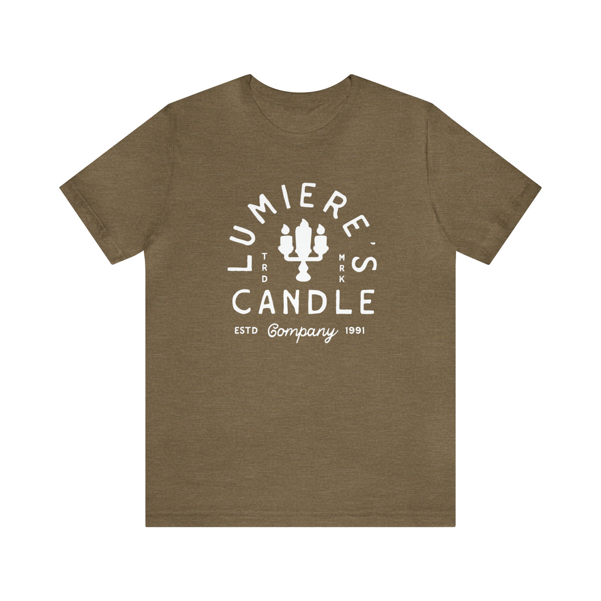 Lumiere’s Candle Company Bella Canvas Unisex Jersey Short Sleeve Tee