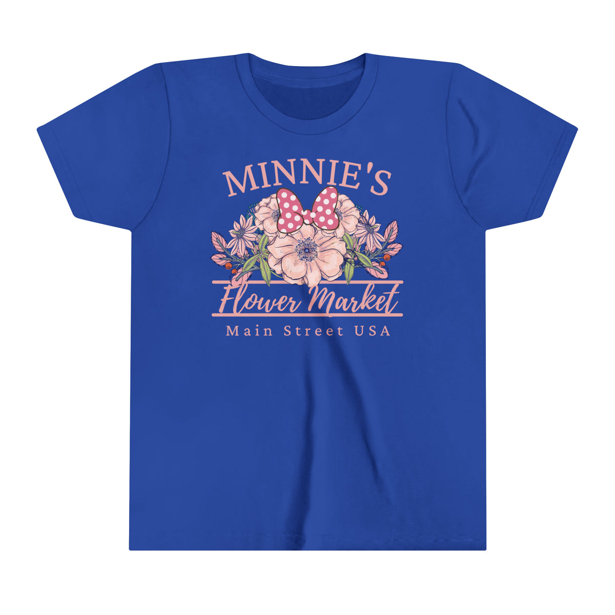 Minnie's Flower Market Bella Canvas Youth Short Sleeve Tee
