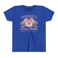 Minnie's Flower Market Bella Canvas Youth Short Sleeve Tee