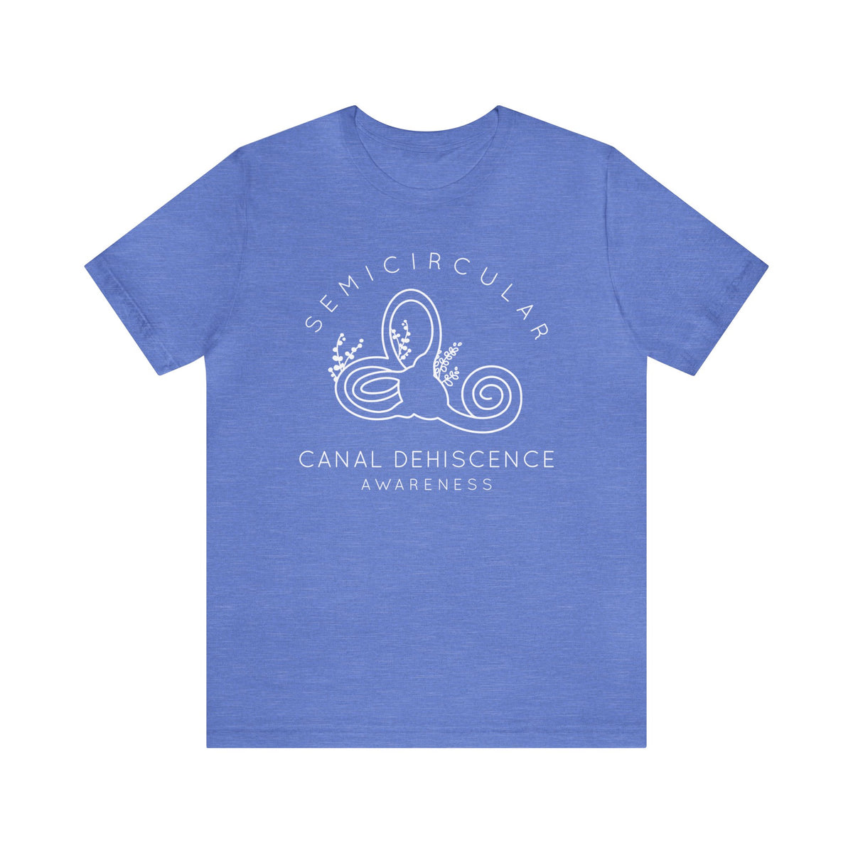 Semicircular Canal Dehiscence Awareness Awareness Bella Canvas Unisex Jersey Short Sleeve Tee