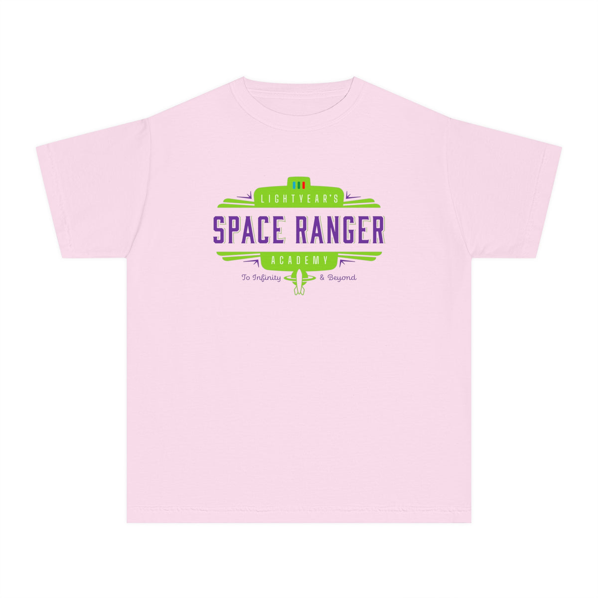 Lightyear's Space Ranger Academy Comfort Colors Youth Midweight Tee