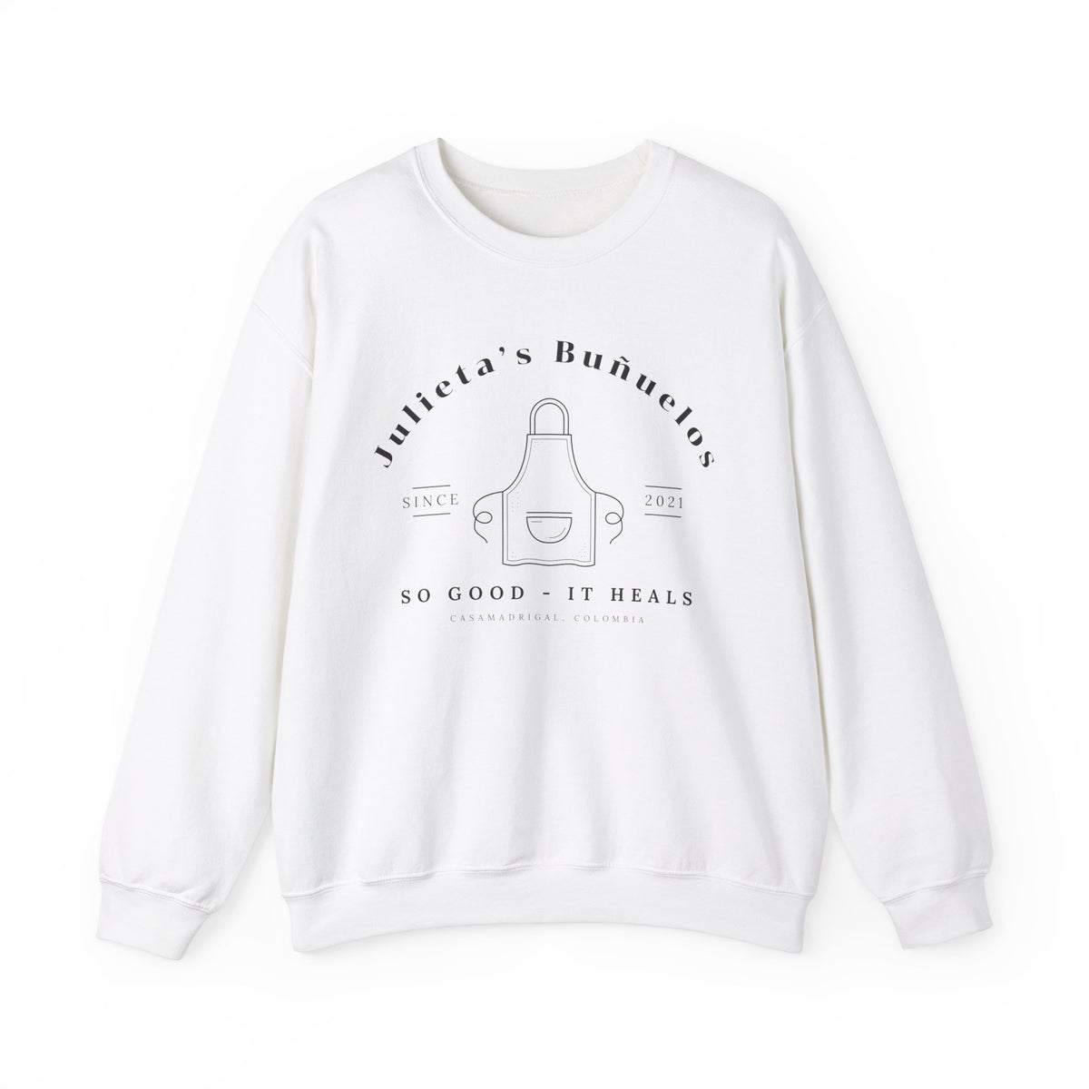 Julieta's Buñuelos Gildan Unisex Heavy Blend™ Crewneck Sweatshirt