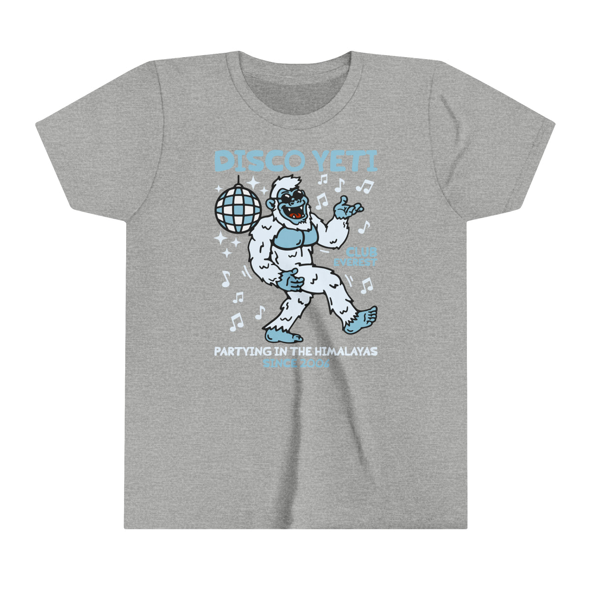 Disco Yeti Bella Canvas Youth Short Sleeve Tee