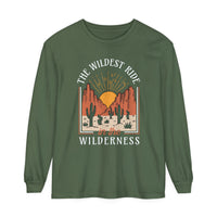 The Wildest Ride In The Wilderness Comfort Colors Unisex Garment-dyed Long Sleeve T-Shirt