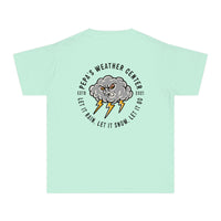 Pepa's Weather Center Comfort Colors Youth Midweight Tee