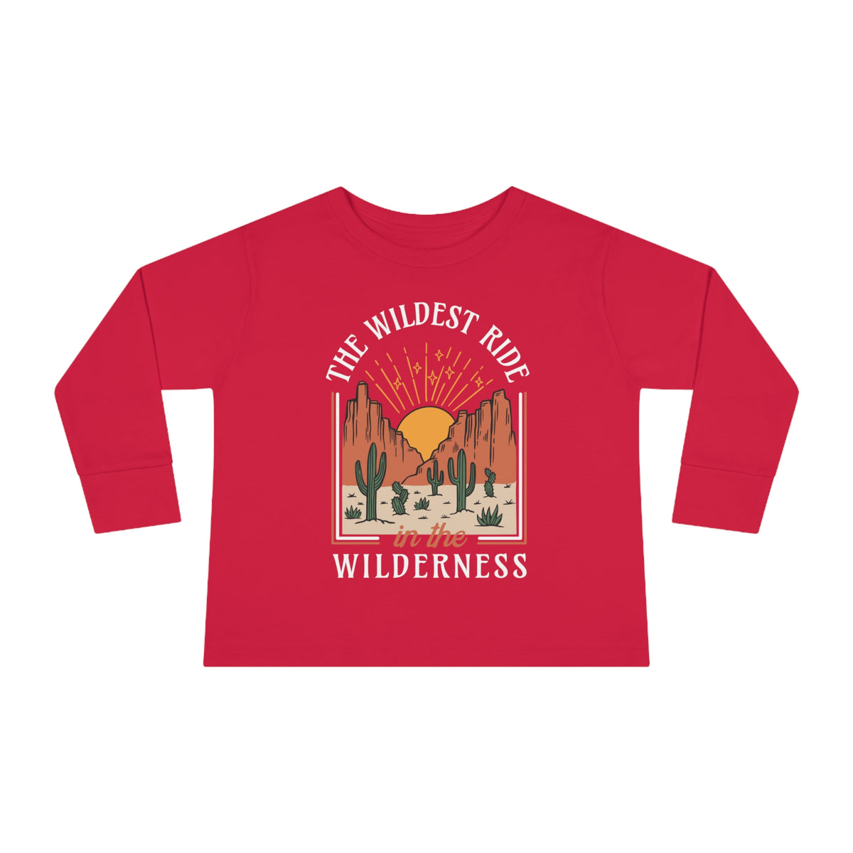 The Wildest Ride In The Wilderness Rabbit Skins Toddler Long Sleeve Tee