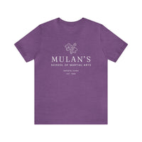 Mulan's School of Martial Arts Bella Canvas Unisex Jersey Short Sleeve Tee