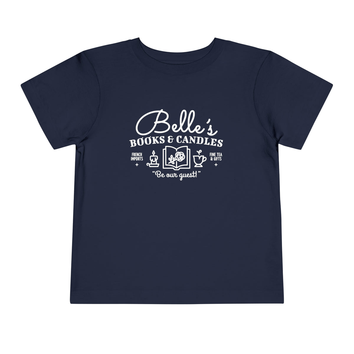 Belle's Books & Candles Bella Canvas Toddler Short Sleeve Tee