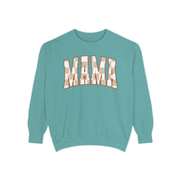 Checkered Mama Unisex Garment-Dyed Sweatshirt