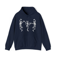 Dancing Skeletons with Ears Gildan Unisex Heavy Blend™ Hooded Sweatshirt