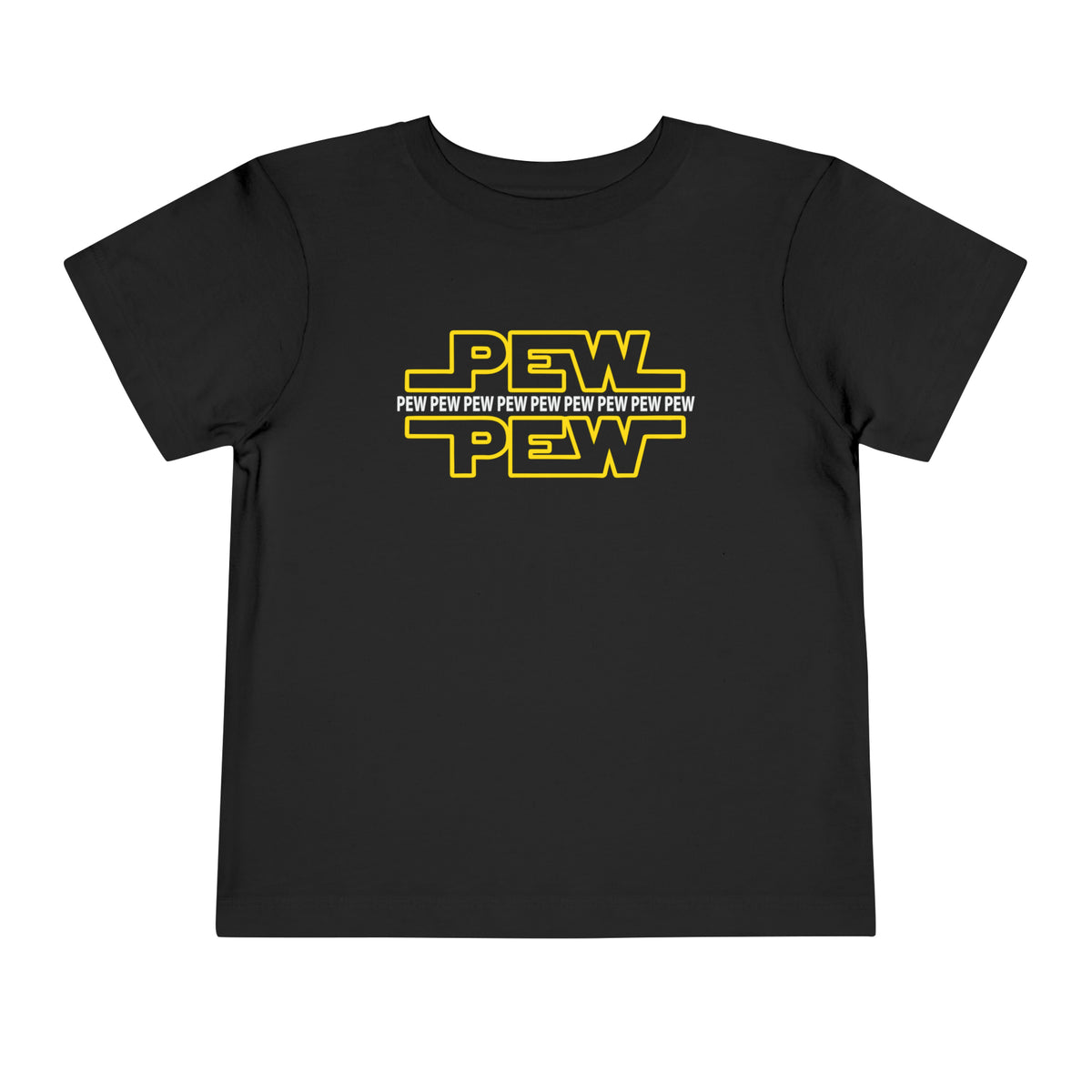 PEW PEW PEW Bella Canvas Toddler Short Sleeve Tee
