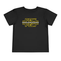 PEW PEW PEW Bella Canvas Toddler Short Sleeve Tee