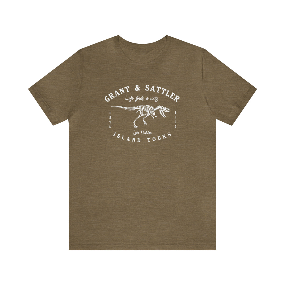 Grant & Sattler Island Tours Bella Canvas Unisex Jersey Short Sleeve Tee