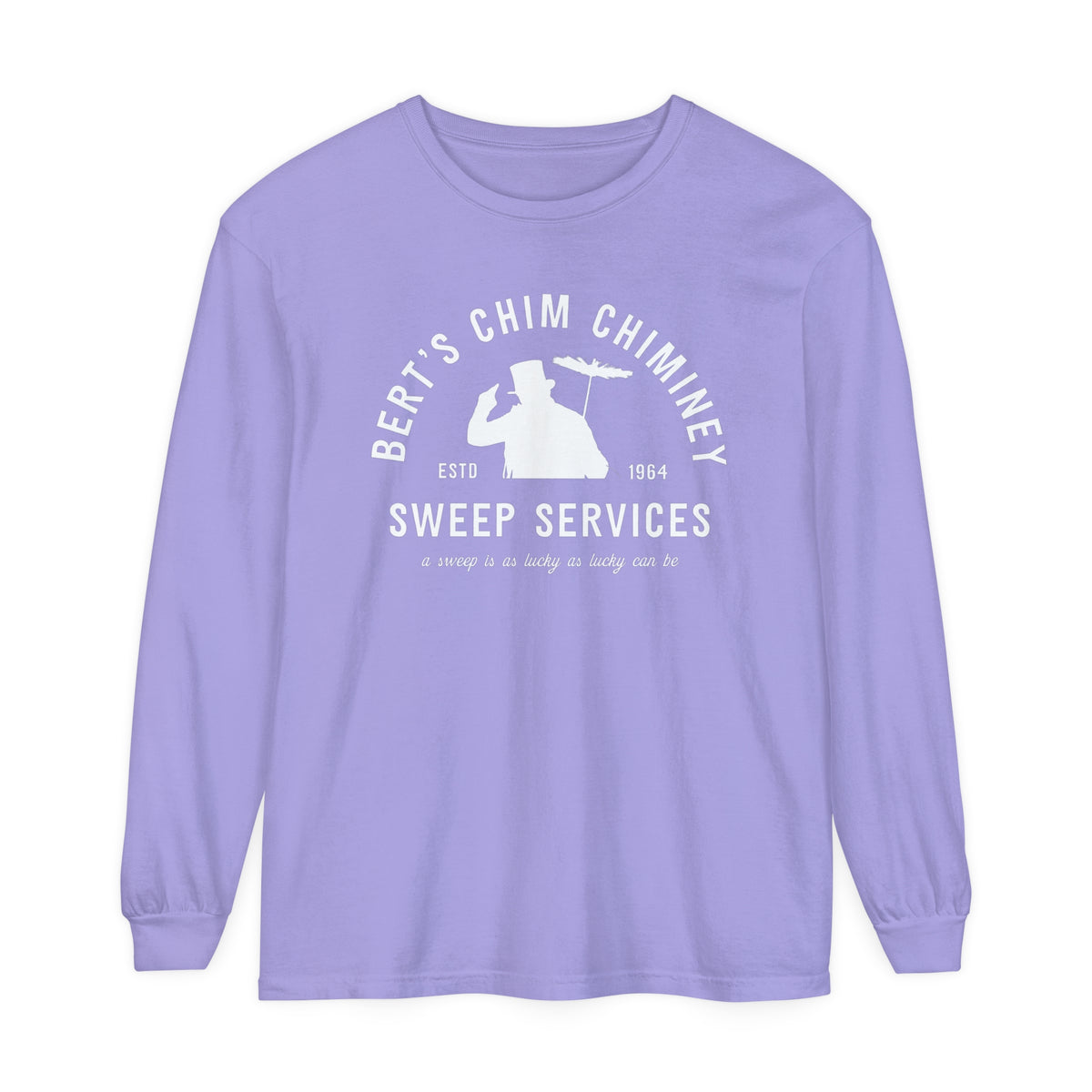 Bert's Chim Chimney Sweep Services Comfort Colors Unisex Garment-dyed Long Sleeve T-Shirt