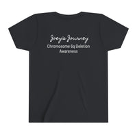 Joey's Journey Chromosome 6q Deletion Awareness Bella Canvas Youth Short Sleeve Tee
