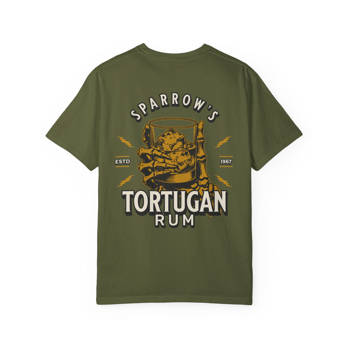 Sparrow's Tortugan Rum Comfort Colors Unisex Garment-Dyed T-shirt